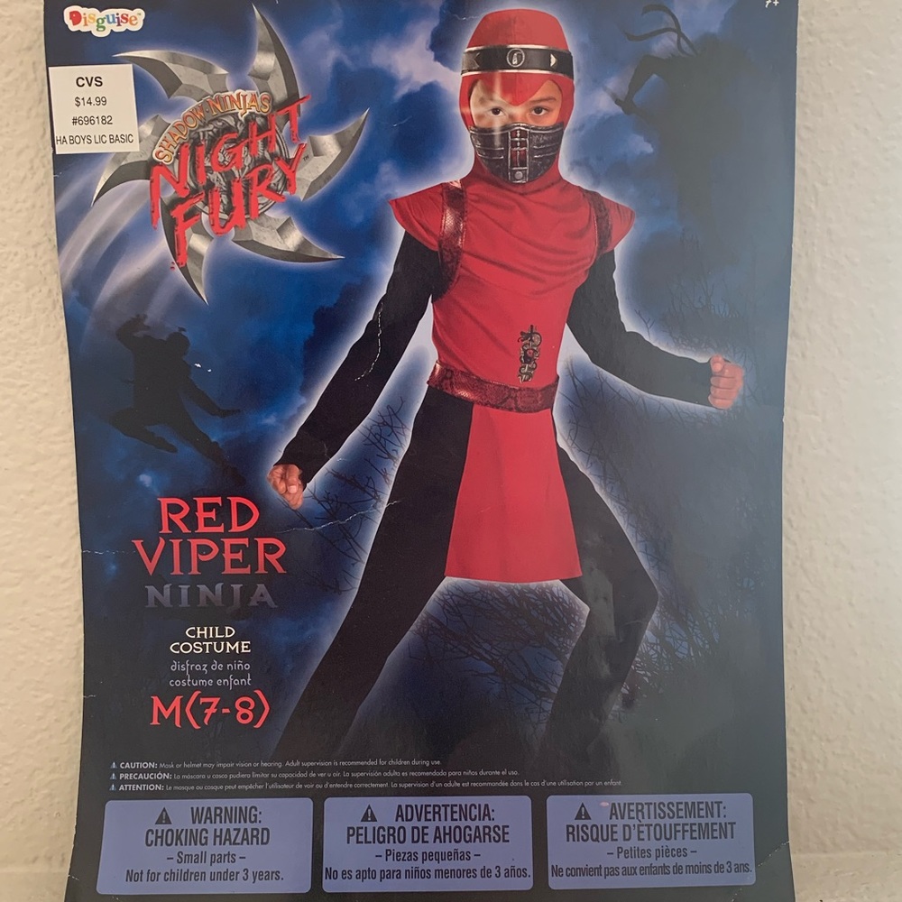 Red Viper Ninja Costume